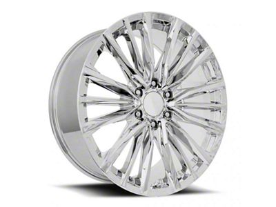 Escalade Platinum V Replica Chrome 6-Lug Wheel; 22x9; 28mm Offset (14-18 Silverado 1500)