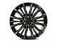 Escalade Platinum V Replica Gloss Black Balled Milled 6-Lug Wheel; 26x10; 31mm Offset (14-18 Silverado 1500)