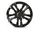 GM Split 5-Spoke Replica Gloss Black 6-Lug Wheel; 22x9; 28mm Offset (14-18 Silverado 1500)