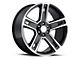 Silverado Replica Gloss Black Machined 6-Lug Wheel; 22x9; 24mm Offset (14-18 Silverado 1500)