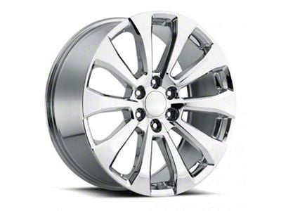 Silverado Split Replica Chrome 6-Lug Wheel; 22x9; 28mm Offset (14-18 Silverado 1500)