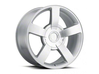 SS Replica Silver Gloss 6-Lug Wheel; 22x10; 30mm Offset (14-18 Silverado 1500)