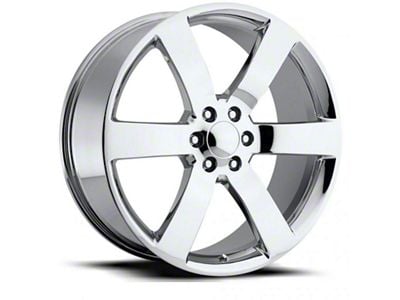 Tahoe Replica Chrome 6-Lug Wheel; 22x9; 22mm Offset (14-18 Silverado 1500)