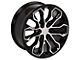 CV54 Black Machined 6-Lug Wheel; 17x8; 33mm Offset (15-22 Canyon)