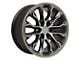 CV54 Satin Gunmetal Machined 6-Lug Wheel; 17x8; 33mm Offset (15-22 Canyon)