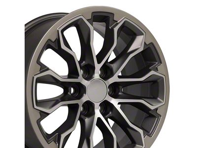 CV54 Satin Gunmetal Machined 6-Lug Wheel; 17x8; 33mm Offset (15-22 Colorado)