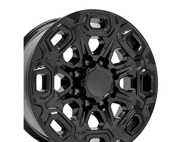 CV64B Black 8-Lug Wheel; 20x8.5; 47mm Offset (15-19 Sierra 2500 HD)