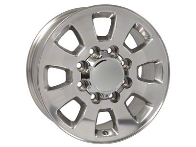 Sierra Style Polished 8-Lug Wheel; 18x8; 44mm Offset (15-19 Sierra 2500 HD)