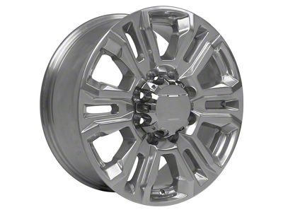 Denali Style Polished 8-Lug Wheel; 20x8.5; 47mm Offset (15-19 Sierra 3500 HD SRW)