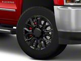 CV97B Black 8-Lug Wheel; 20x8.5; 47mm Offset (15-19 Silverado 2500 HD)