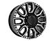 CV97B Black Milled 8-Lug Wheel; 20x8.5; 47mm Offset (15-19 Silverado 3500 HD SRW)