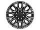 CV97B Black Milled 8-Lug Wheel; 20x8.5; 47mm Offset (15-19 Silverado 3500 HD SRW)