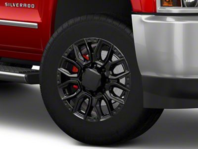 CV97B Black 8-Lug Wheel; 20x8.5; 47mm Offset (15-19 Silverado 3500 HD SRW)