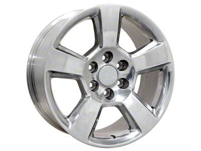 Tahoe Style Polished 6-Lug Wheel; 20x9; 27mm Offset (15-20 Tahoe)