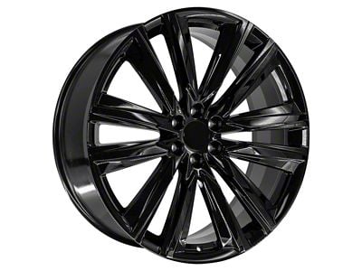 CA91 Black 6-Lug Wheel; 26x10; 28mm Offset (15-20 Tahoe)