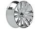 CA91 Chrome 6-Lug Wheel; 24x10; 28mm Offset (15-20 Tahoe)