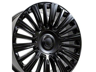 CA92 Satin Black 6-Lug Wheel; 24x10; 28mm Offset (15-20 Tahoe)