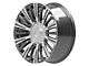 CA93 Gunmetal with Polished Face 6-Lug Wheel; 22x9; 28mm Offset (15-20 Tahoe)