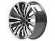 CA93 Gunmetal with Polished Face 6-Lug Wheel; 22x9; 28mm Offset (15-20 Tahoe)