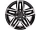 CV34 Gloss Black Machined 6-Lug Wheel; 18x8.5; 26mm Offset (15-20 Tahoe)