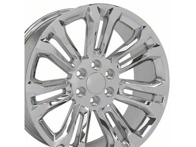 CV43 Chrome 6-Lug Wheel; 22x9; 24mm Offset (15-20 Tahoe)