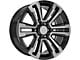 CV44 Gloss Black Machined 6-Lug Wheel; 20x9; 24mm Offset (15-20 Tahoe)