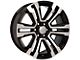 CV44 Gloss Black Machined 6-Lug Wheel; 22x9; 24mm Offset (15-20 Tahoe)