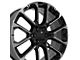 CV67 Black Machined 6-Lug Wheel; 24x10; 28mm Offset (15-20 Tahoe)