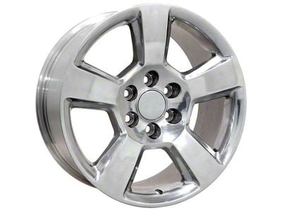 CV76 Polished 6-Lug Wheel; 20x9; 27mm Offset (15-20 Tahoe)