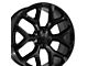 CV98B Satin Black 6-Lug Wheel; 26x10; 24mm Offset (15-20 Tahoe)