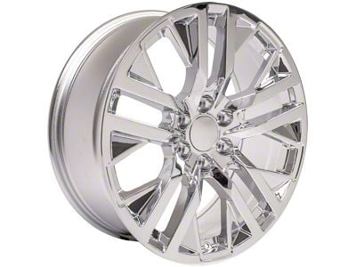 Next Gen Sierra Style Chrome 6-Lug Wheel; 22x9; 28mm Offset (15-20 Tahoe)