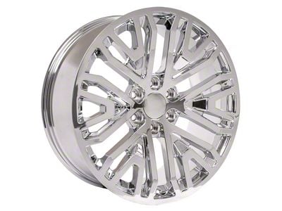 Next Gen Sierra Style Chrome 6-Lug Wheel; 22x9; 28mm Offset (15-20 Tahoe)