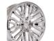 Next Gen Sierra Style Chrome 6-Lug Wheel; 22x9; 28mm Offset (15-20 Tahoe)