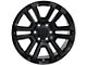 Sierra Style Black 6-Lug Wheel; 20x9; 31mm Offset (15-20 Tahoe)