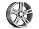 Silverado Replica Gray Machined 6-Lug Wheel; 22x9; 24mm Offset (15-20 Tahoe)