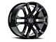 2019 Denali Replica Gloss Black 6-Lug Wheel; 20x9; 28mm Offset (15-20 Yukon)