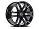 2019 Denali Replica Gloss Black 6-Lug Wheel; 22x9; 24mm Offset (15-20 Yukon)