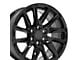 CA90 Black 6-Lug Wheel; 20x9; 28mm Offset (15-20 Yukon)