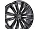 CA91 Satin Black 6-Lug Wheel; 26x10; 28mm Offset (15-20 Yukon)