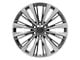 CA93 Gunmetal with Polished Face 6-Lug Wheel; 24x10; 28mm Offset (15-20 Yukon)