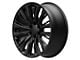 CA93 Satin Black 6-Lug Wheel; 22x9; 28mm Offset (15-20 Yukon)