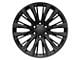 CA93 Satin Black 6-Lug Wheel; 22x9; 28mm Offset (15-20 Yukon)