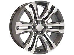 CV44 Gunmetal Machined 6-Lug Wheel; 20x9; 24mm Offset (15-20 Yukon)