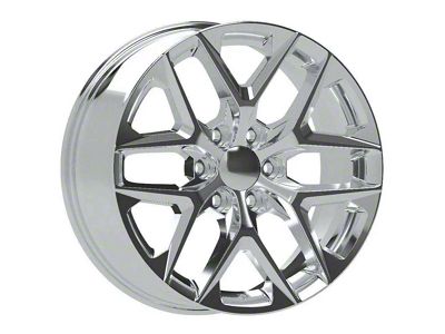 CV62 Chrome 6-Lug Wheel; 22x9; 28mm Offset (15-20 Yukon)