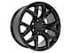 CV66 Black 6-Lug Wheel; 22x9; 28mm Offset (15-20 Yukon)