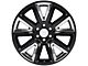 CV93B Black with Chrome Insert 6-Lug Wheel; 22x9; 24mm Offset (15-20 Yukon)