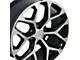 CV98B Black Milled 6-Lug Wheel; 20x9; 27mm Offset (15-20 Yukon)