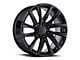 Escalade 12-Spoke Replica Gloss Black 6-Lug Wheel; 22x9; 28mm Offset (15-20 Yukon)