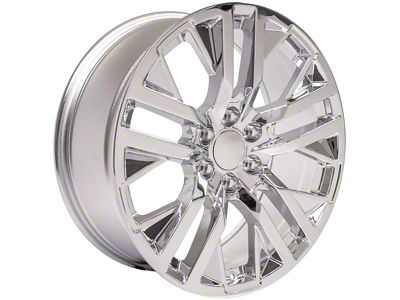 Next Gen Sierra Style Chrome 6-Lug Wheel; 22x9; 28mm Offset (15-20 Yukon)