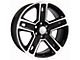 5-Spoke Style Black Machined 6-Lug Wheel; 22x9; 24mm Offset (99-06 Silverado 1500)